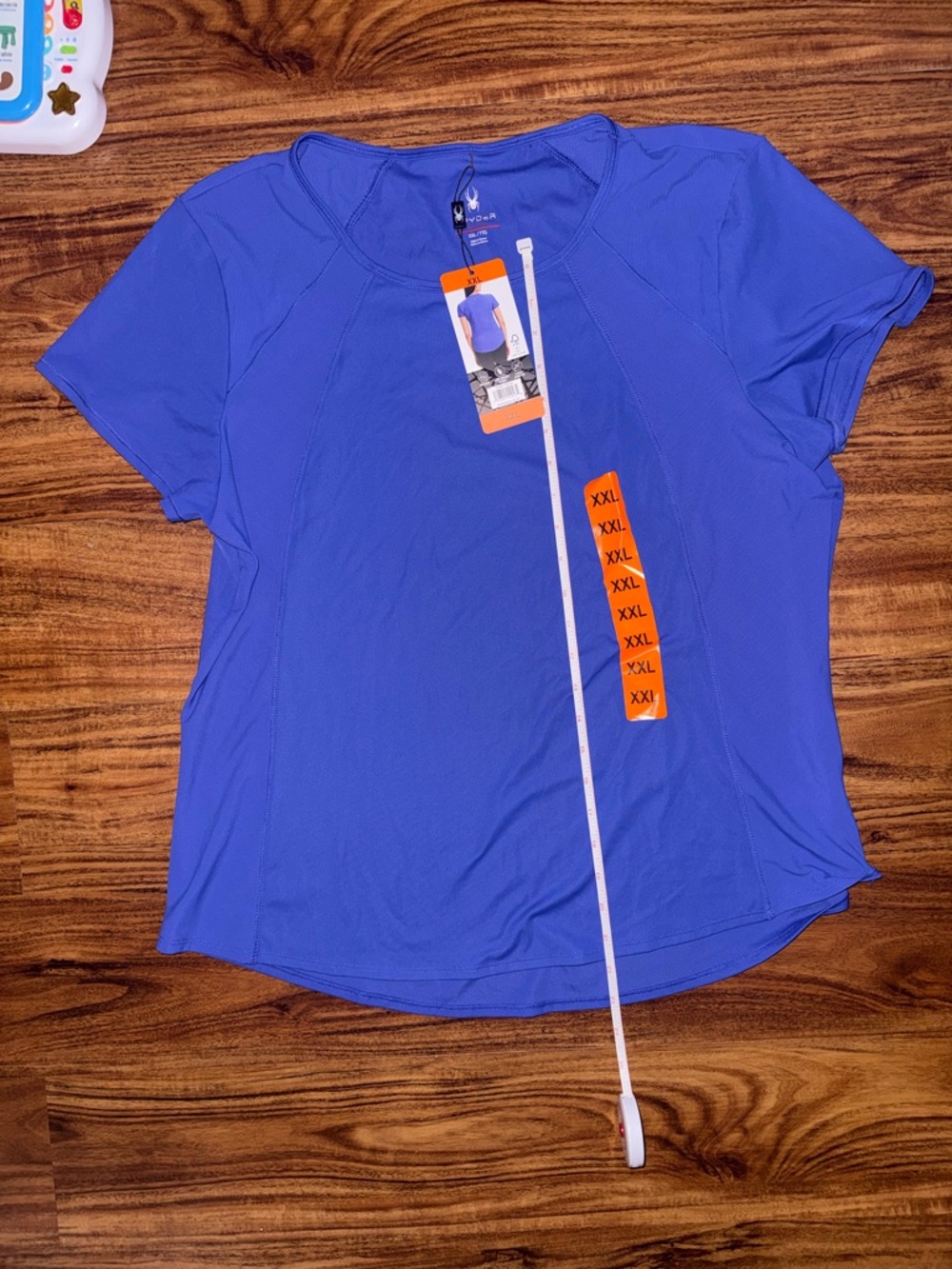 Spyder Royal Blue Women's Short Sleeve Top - Picture 7 of 9